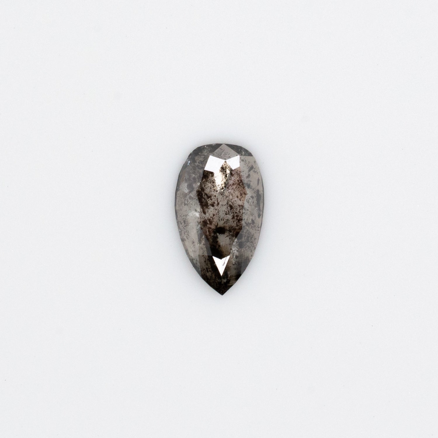 0.50ct Pear Shaped Loose Salt & Pepper Diamond - Malleable Jewellers