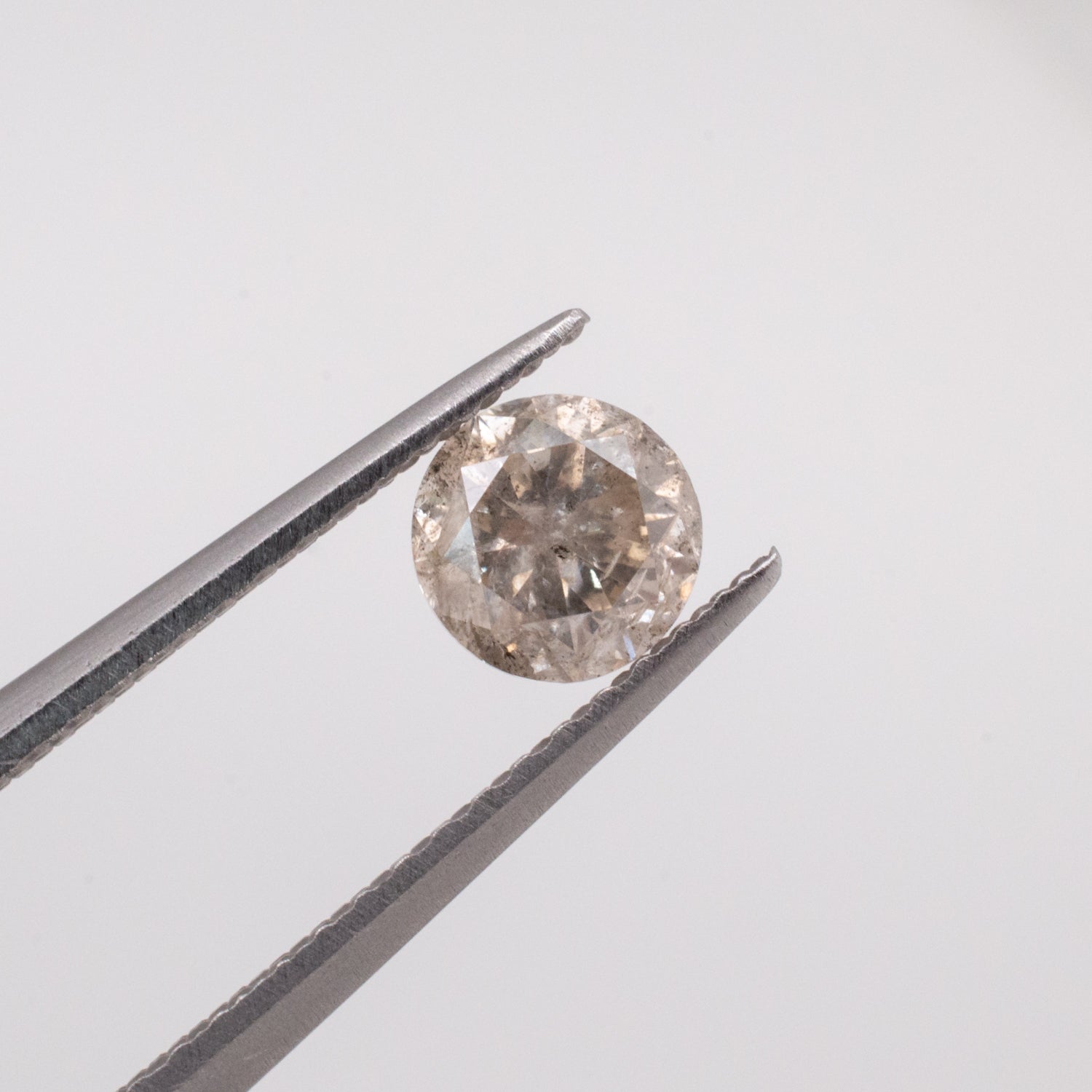 0.51ct Round Brilliant Cut Loose Salt & Pepper Diamond - Malleable Jewellers