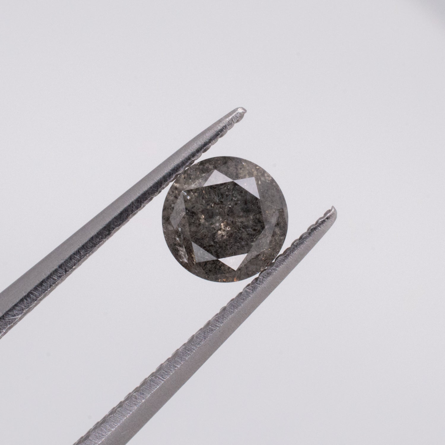 0.51ct Round Brilliant Cut Loose Salt & Pepper Diamond - Malleable Jewellers