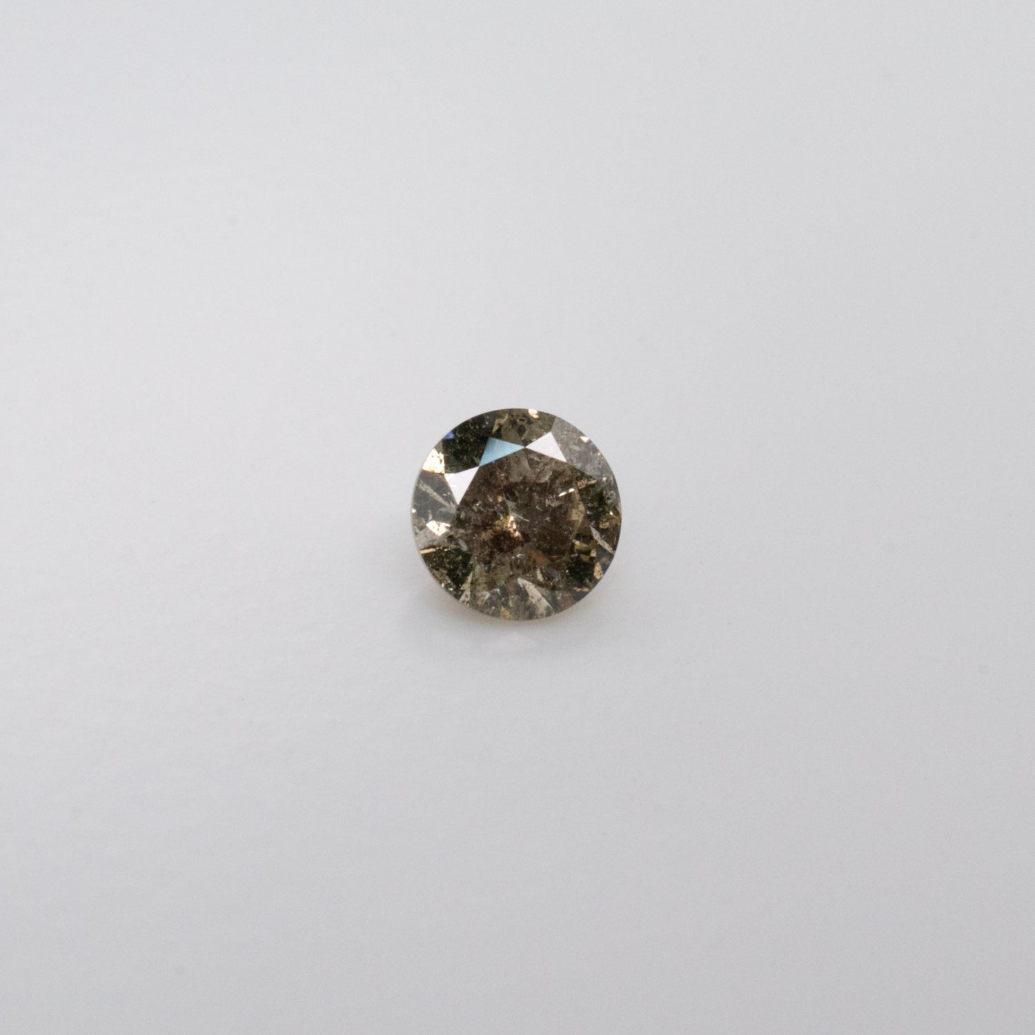 0.51ct Round Brilliant Cut Loose Salt & Pepper Diamond - Malleable Jewellers