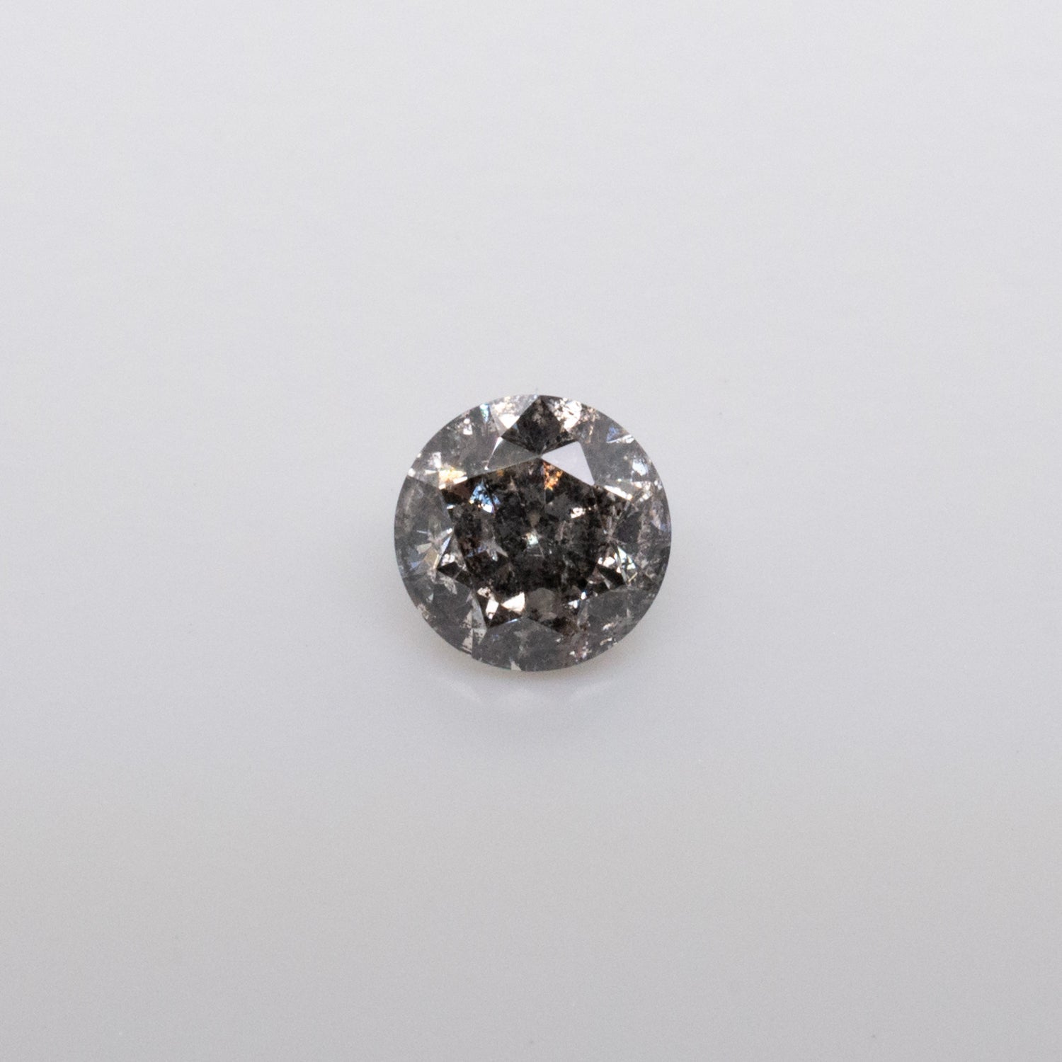 0.51ct Round Brilliant Cut Loose Salt & Pepper Diamond - Malleable Jewellers