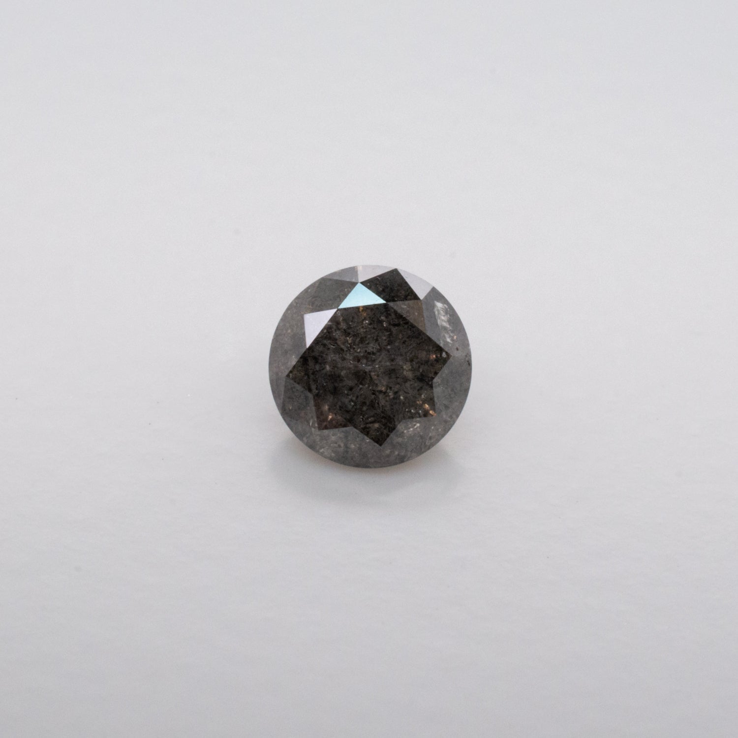 0.51ct Round Brilliant Cut Loose Salt & Pepper Diamond - Malleable Jewellers