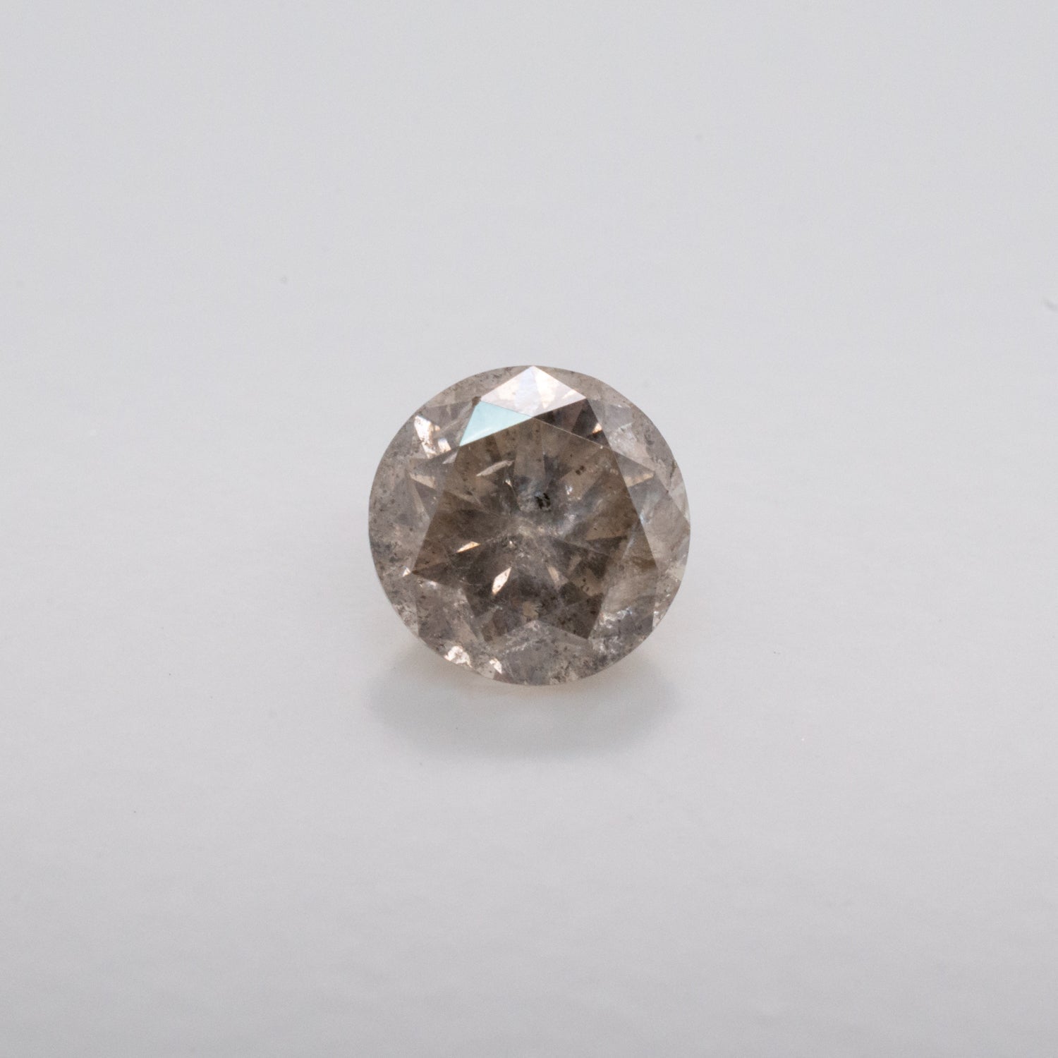0.51ct Round Brilliant Cut Loose Salt & Pepper Diamond - Malleable Jewellers