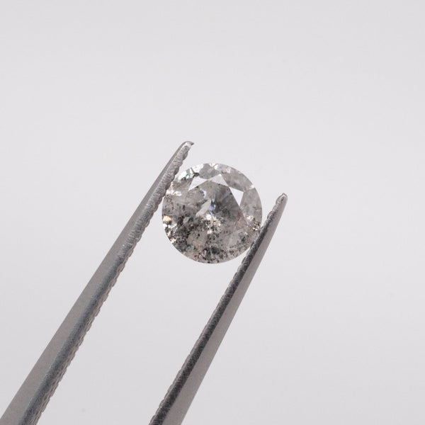 0.52ct Round Brilliant Cut Loose Salt & Pepper Diamond - Malleable Jewellers