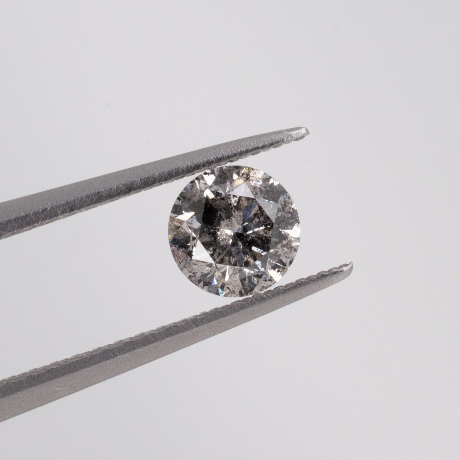 0.52ct Round Brilliant Cut Loose Salt & Pepper Diamond - Malleable Jewellers