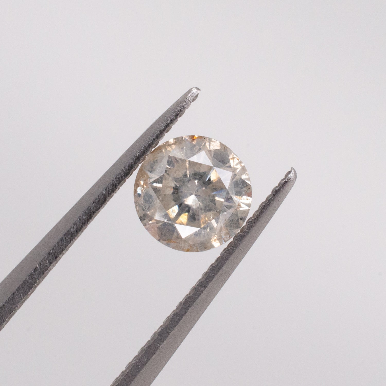 0.53ct Round Brilliant Cut Loose Salt & Pepper Diamond - Malleable Jewellers