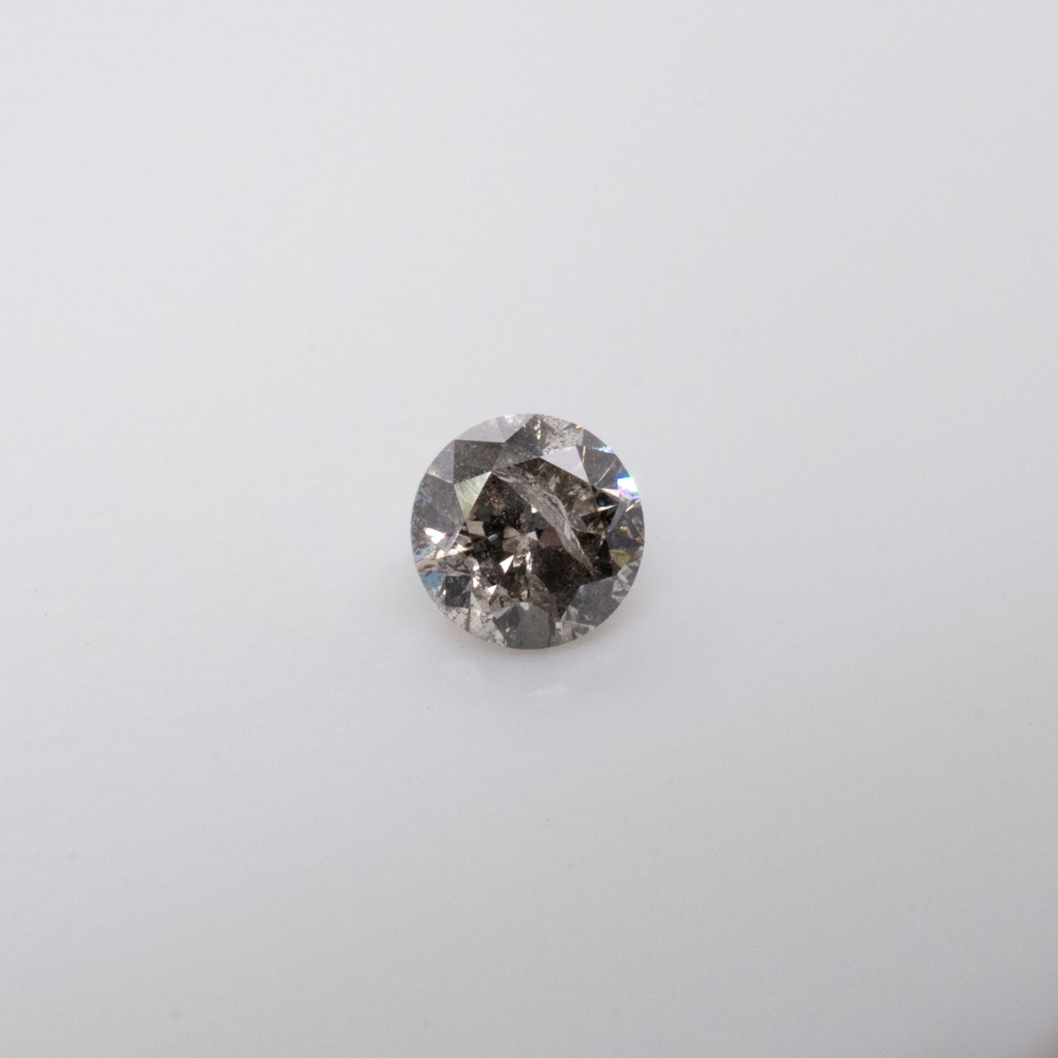0.53ct Round Brilliant Cut Loose Salt & Pepper Diamond - Malleable Jewellers