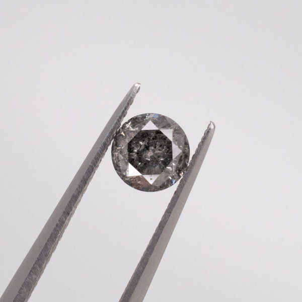0.53ct Round Brilliant Cut Loose Salt & Pepper Diamond - Malleable Jewellers