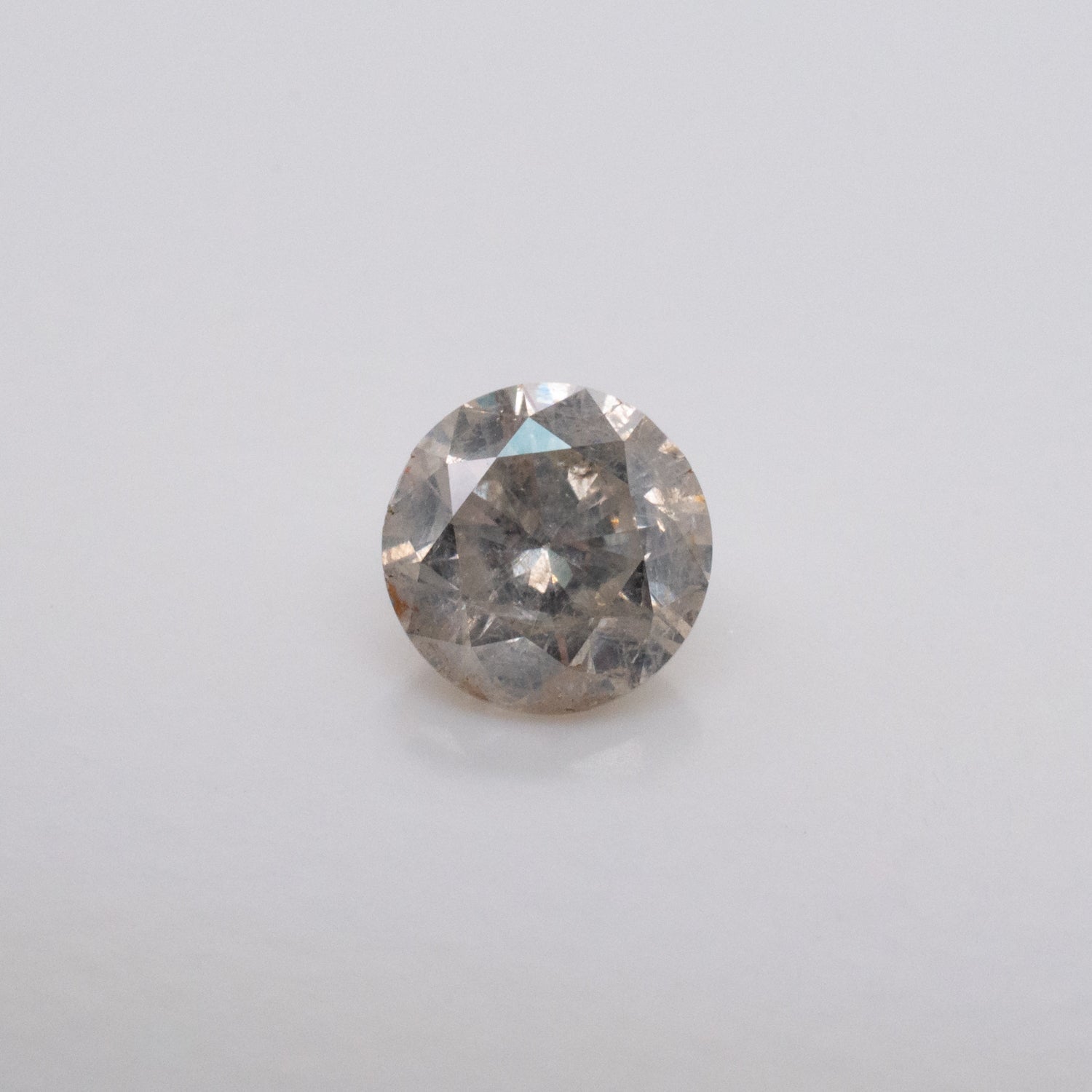 0.53ct Round Brilliant Cut Loose Salt & Pepper Diamond - Malleable Jewellers