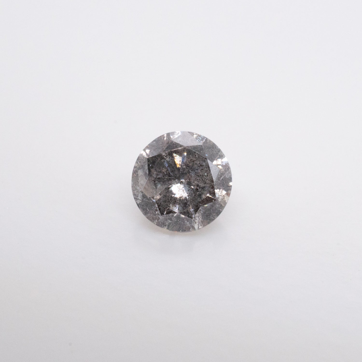 0.53ct Round Brilliant Cut Loose Salt & Pepper Diamond - Malleable Jewellers