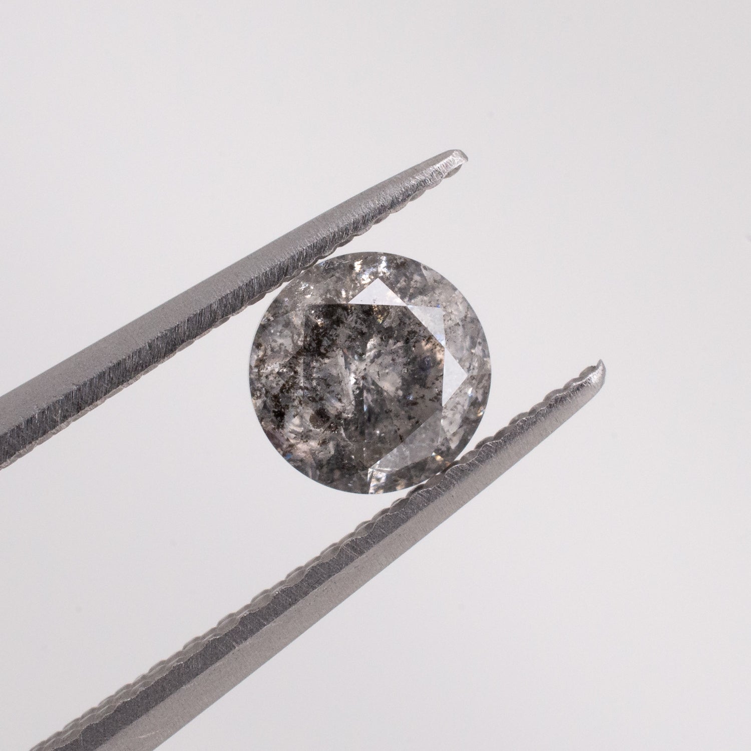 0.54ct Round Brilliant Cut Loose Salt & Pepper Diamond - Malleable Jewellers