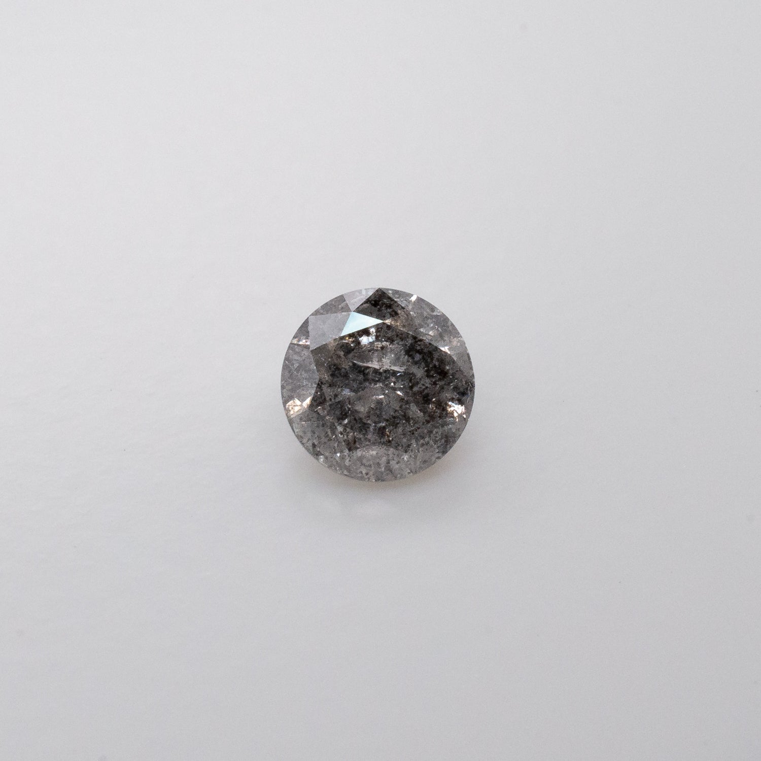 0.54ct Round Brilliant Cut Loose Salt & Pepper Diamond - Malleable Jewellers