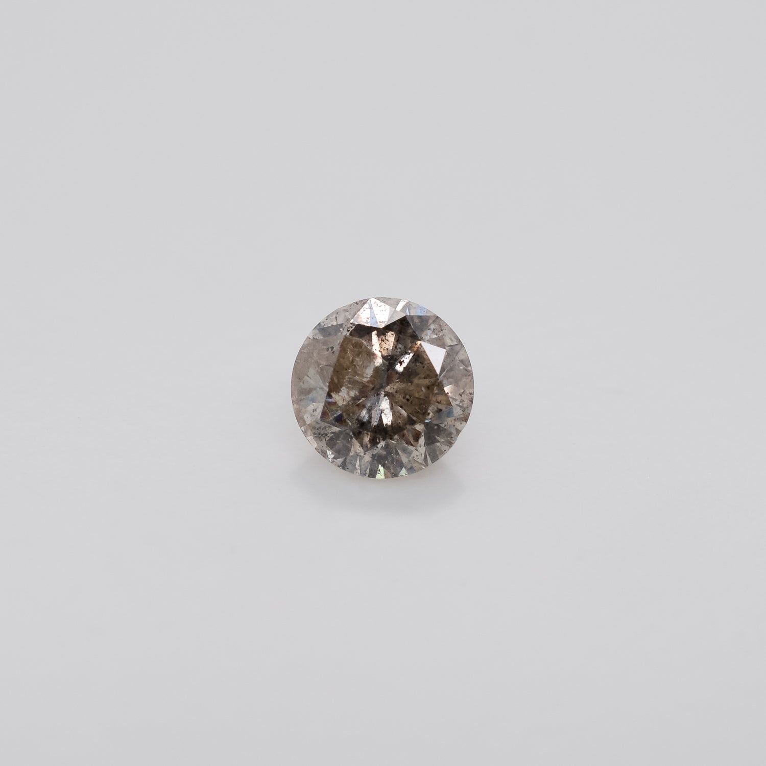 0.54ct Round Brilliant Cut Loose Salt & Pepper Diamond - Malleable Jewellers