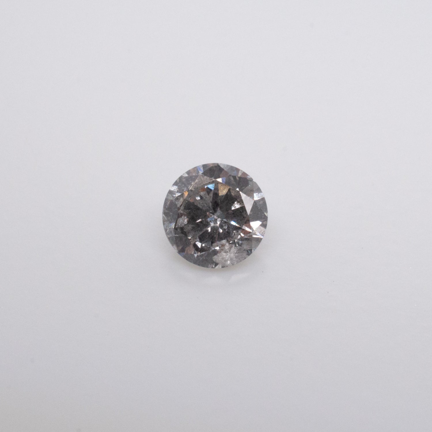 0.54ct Round Brilliant Cut Loose Salt & Pepper Diamond - Malleable Jewellers