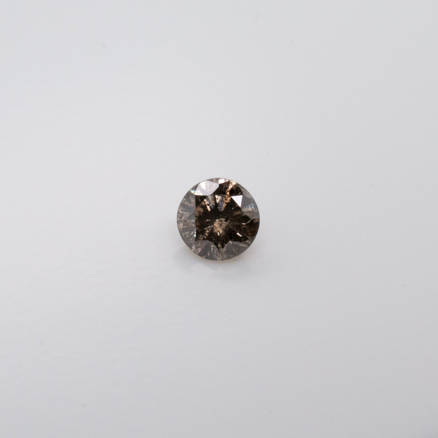 0.55ct Round Brilliant Cut Loose Salt & Pepper Diamond - Malleable Jewellers