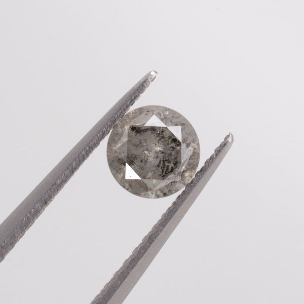 0.56ct Round Brilliant Cut Loose Salt & Pepper Diamond - Malleable Jewellers