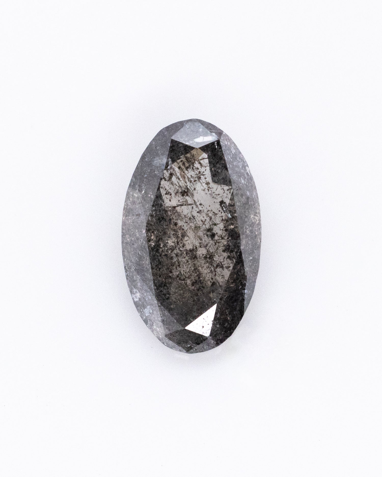 0.58ct Oval Shaped Loose Salt & Pepper Diamond - Malleable Jewellers