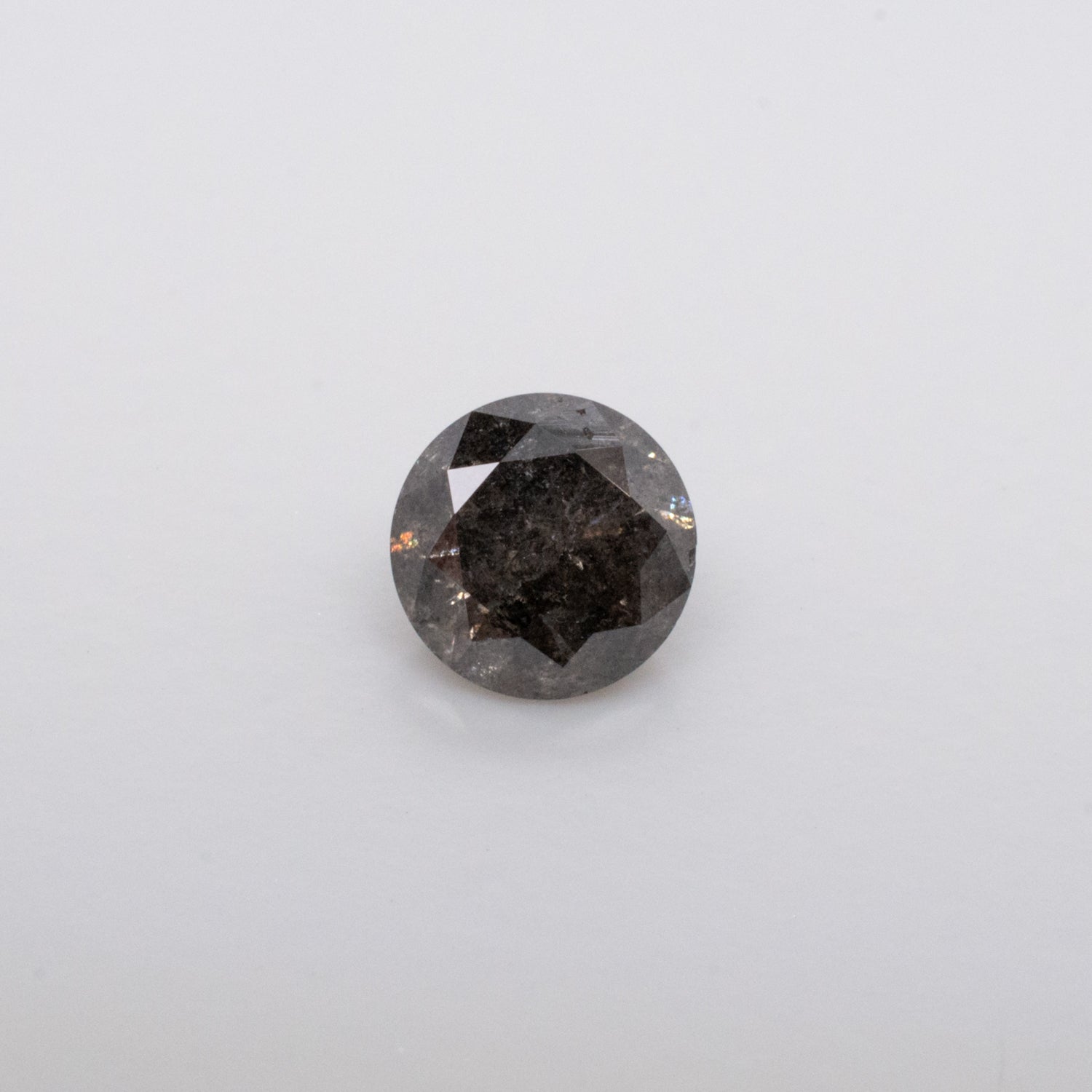 0.58ct Round Brilliant Cut Loose Salt & Pepper Diamond - Malleable Jewellers