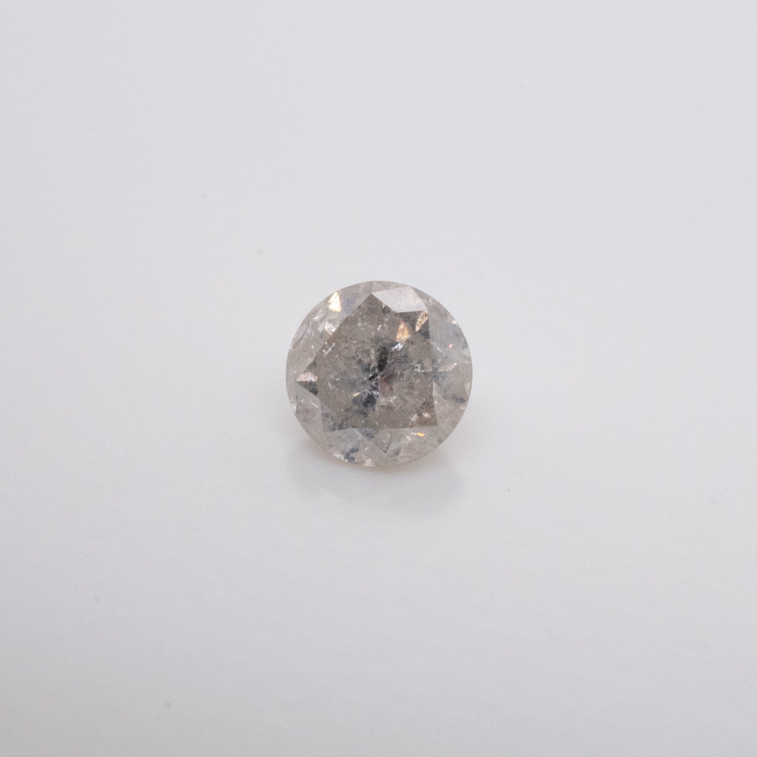 0.59ct Round Brilliant Cut Loose Salt & Pepper Diamond - Malleable Jewellers