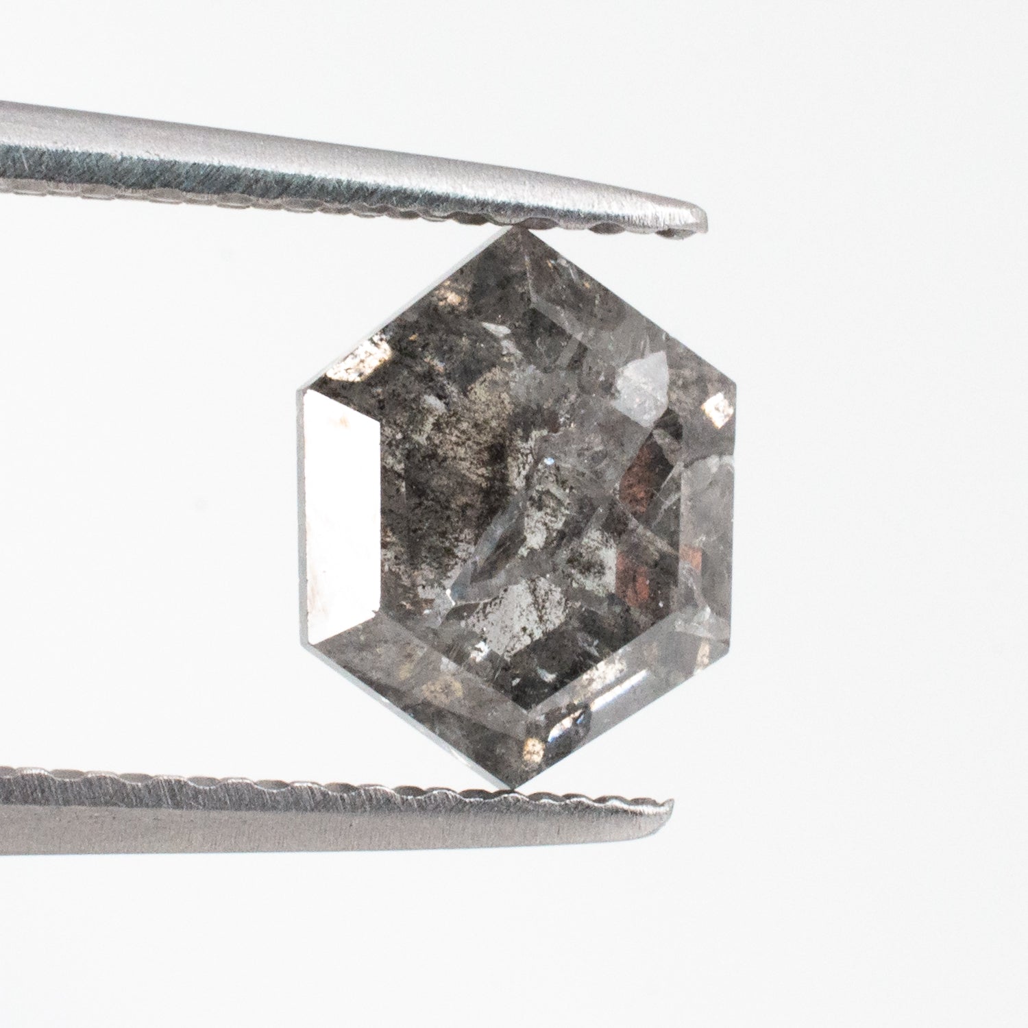 0.60ct Hexagon Shaped Loose Salt & Pepper Diamond - Malleable Jewellers
