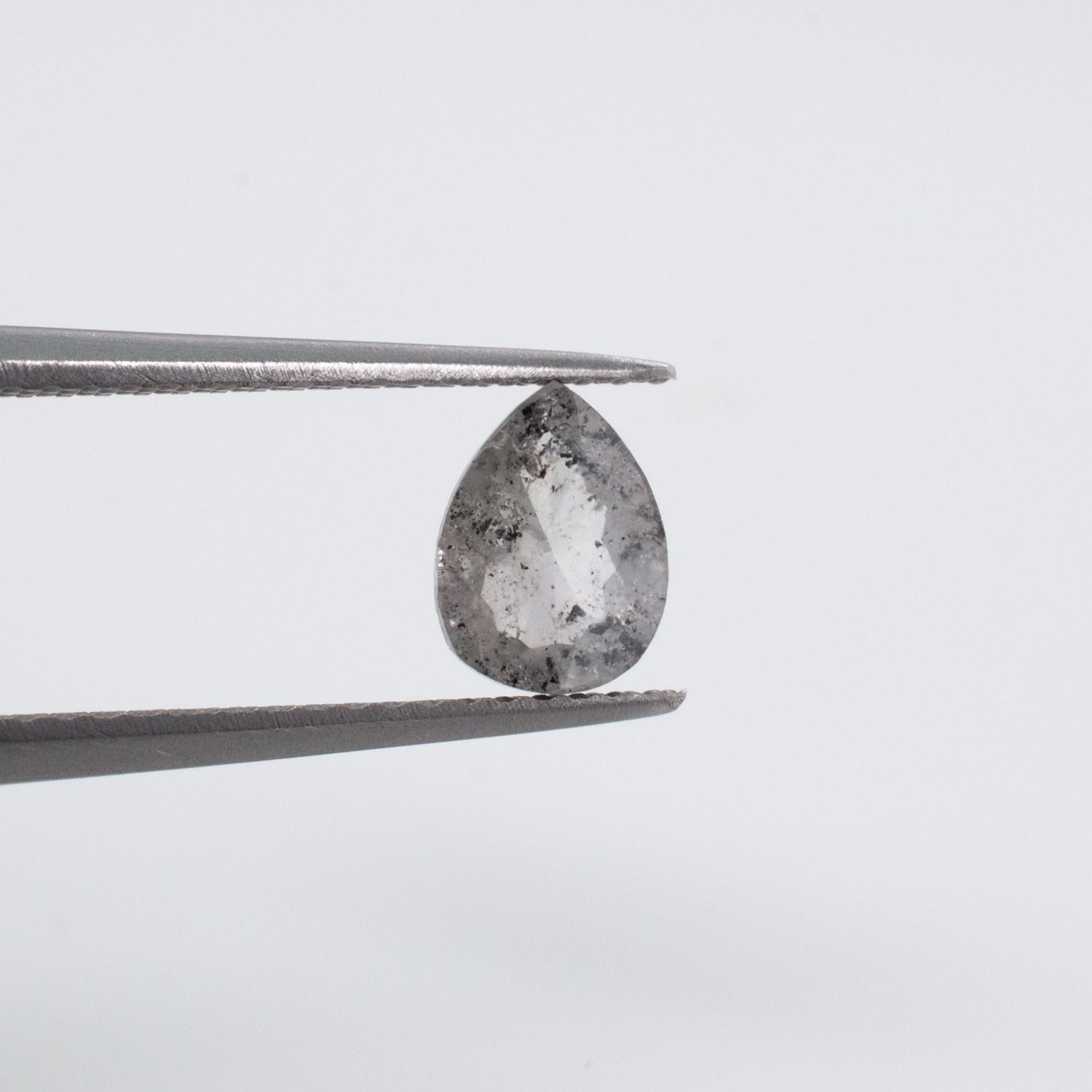 0.62ct Pear Shaped Loose Salt & Pepper Diamond - Malleable Jewellers