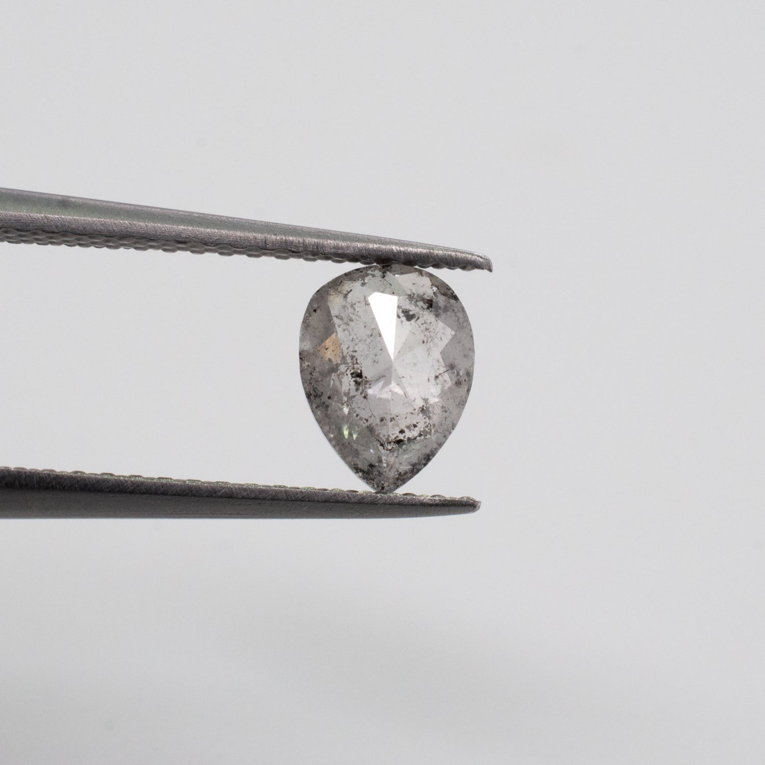 0.62ct Pear Shaped Loose Salt & Pepper Diamond - Malleable Jewellers