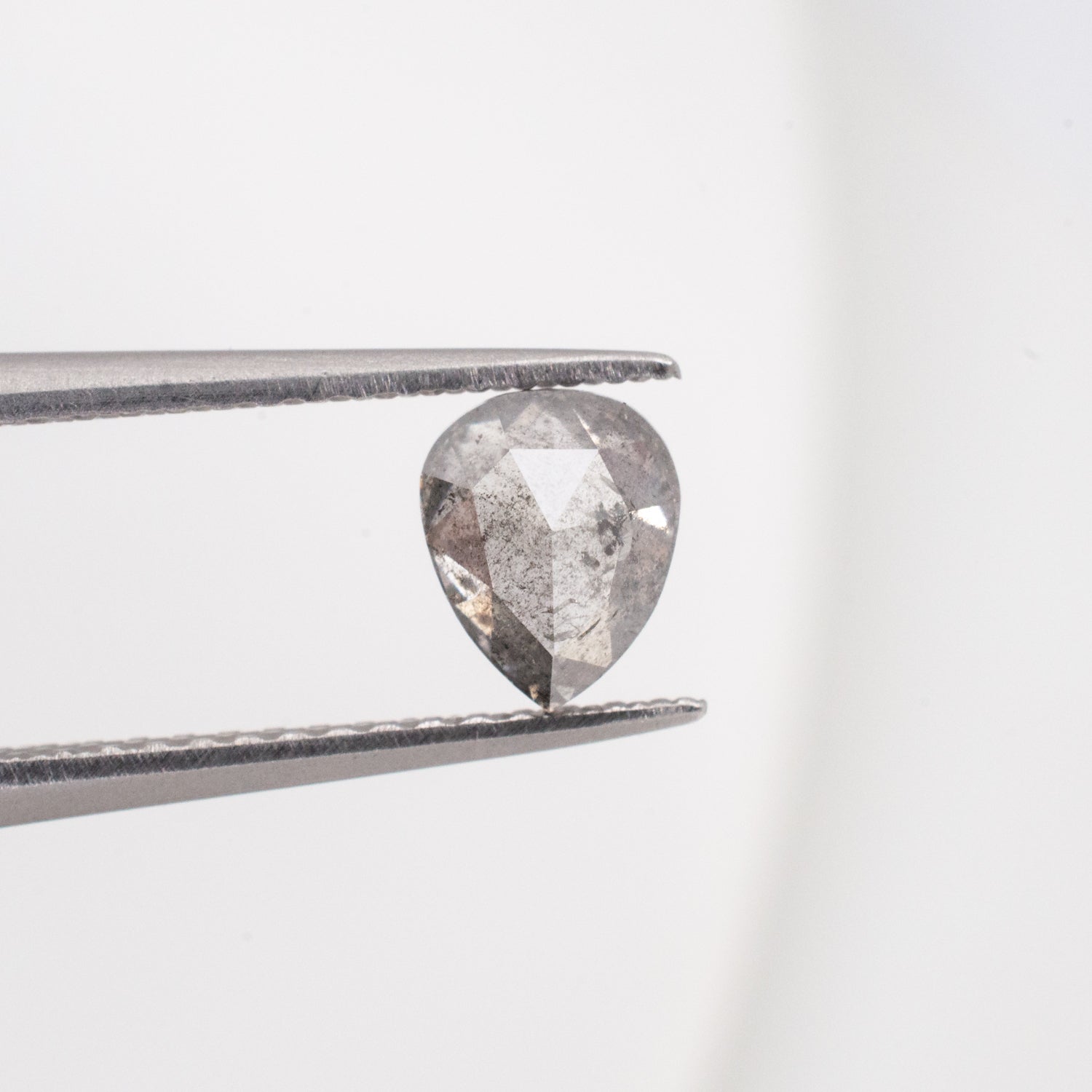 0.65ct Pear Shaped Loose Salt & Pepper Diamond - Malleable Jewellers