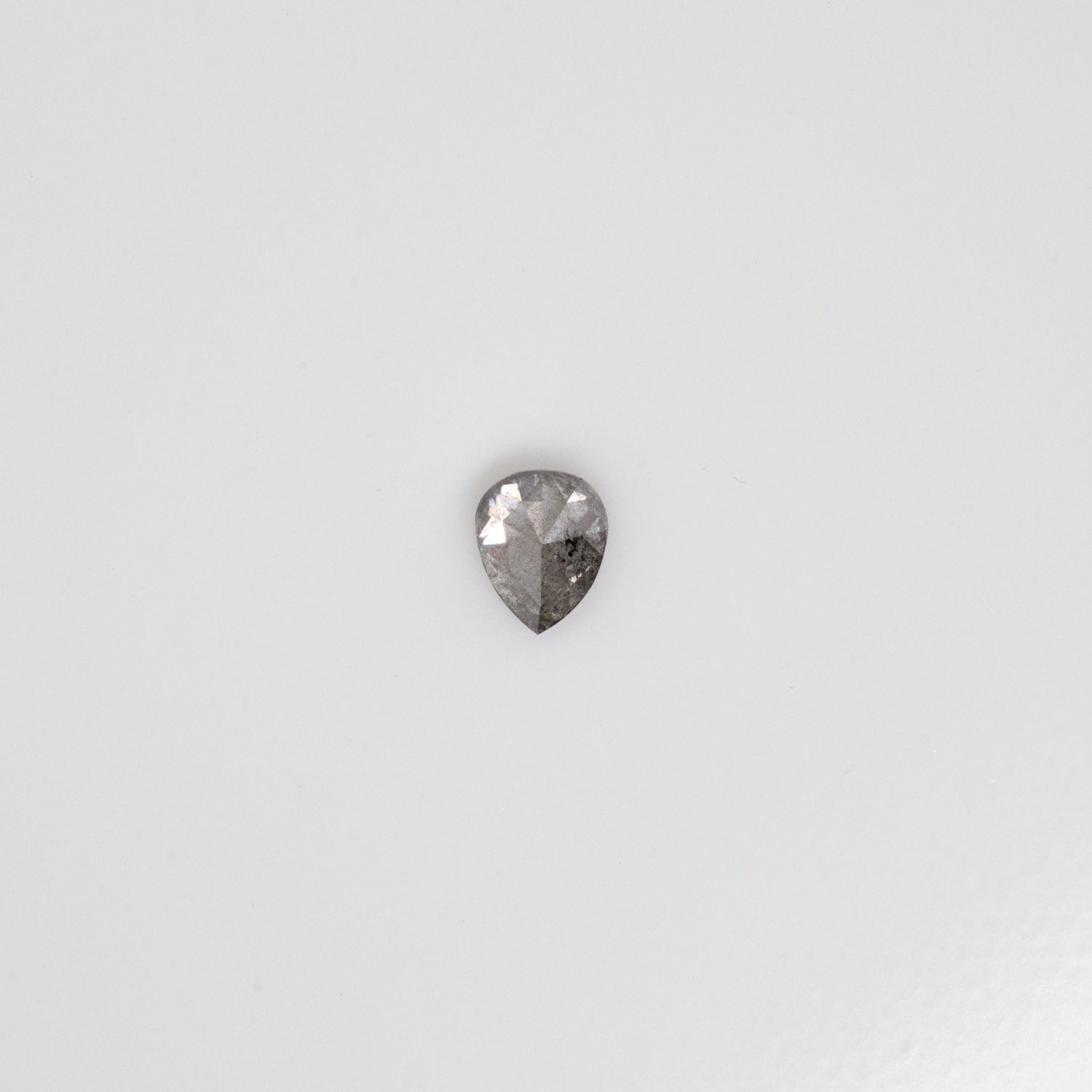 0.65ct Pear Shaped Loose Salt & Pepper Diamond - Malleable Jewellers