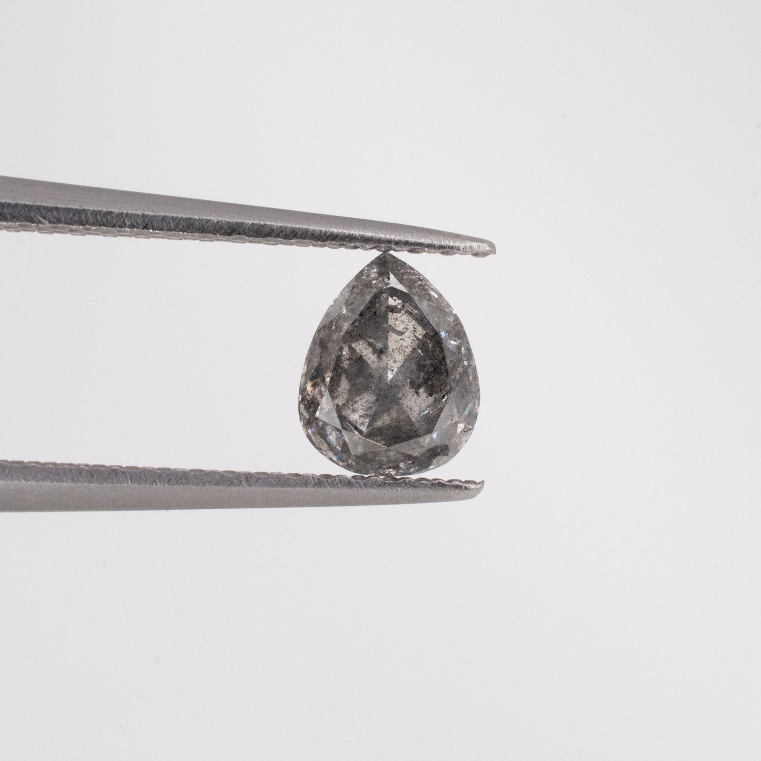 0.65ct Pear Shaped Loose Salt & Pepper Diamond - Malleable Jewellers