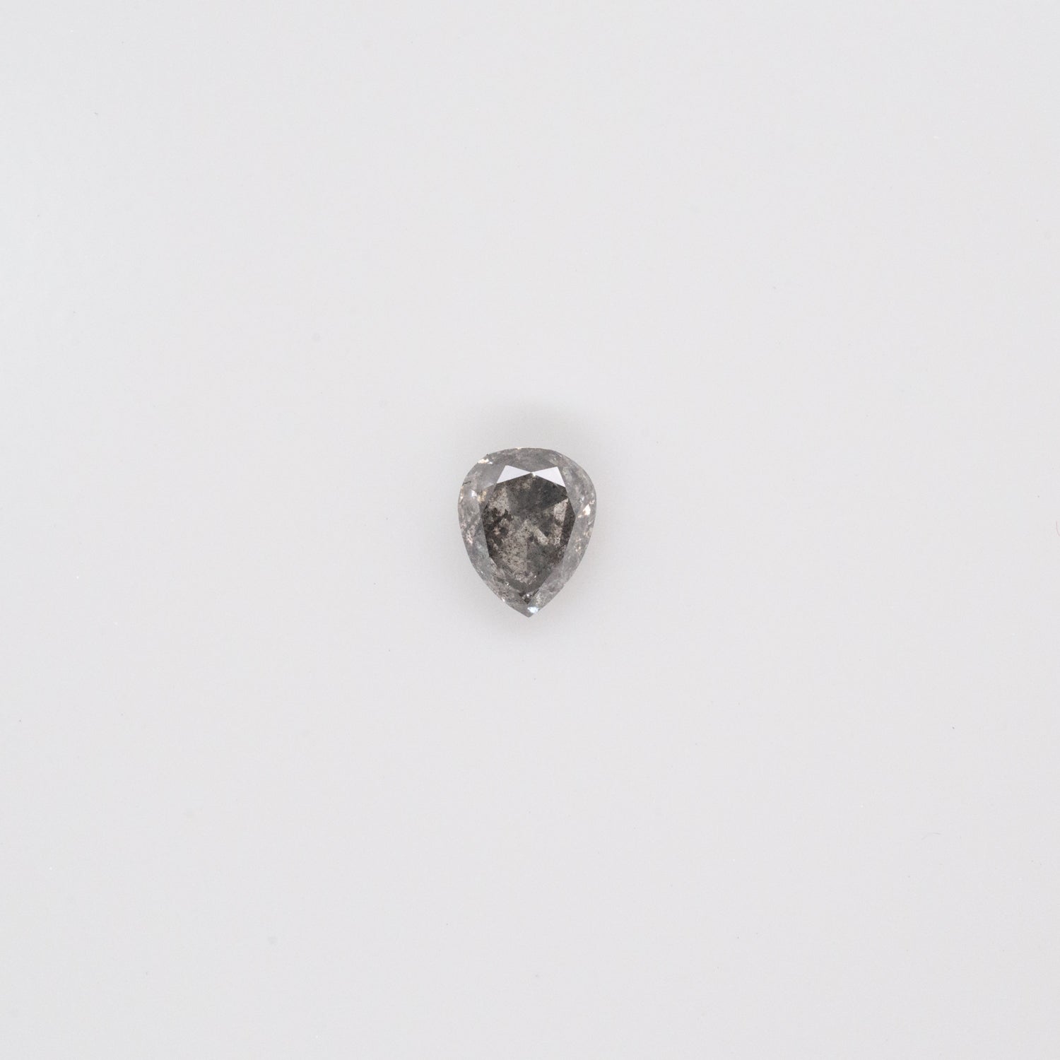 0.65ct Pear Shaped Loose Salt & Pepper Diamond - Malleable Jewellers