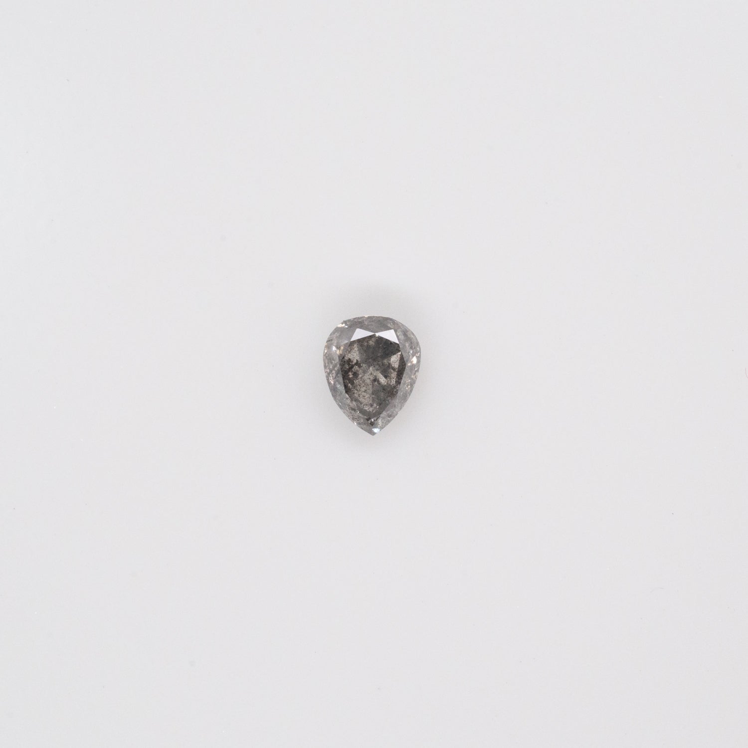 0.65ct Pear Shaped Loose Salt & Pepper Diamond - Malleable Jewellers