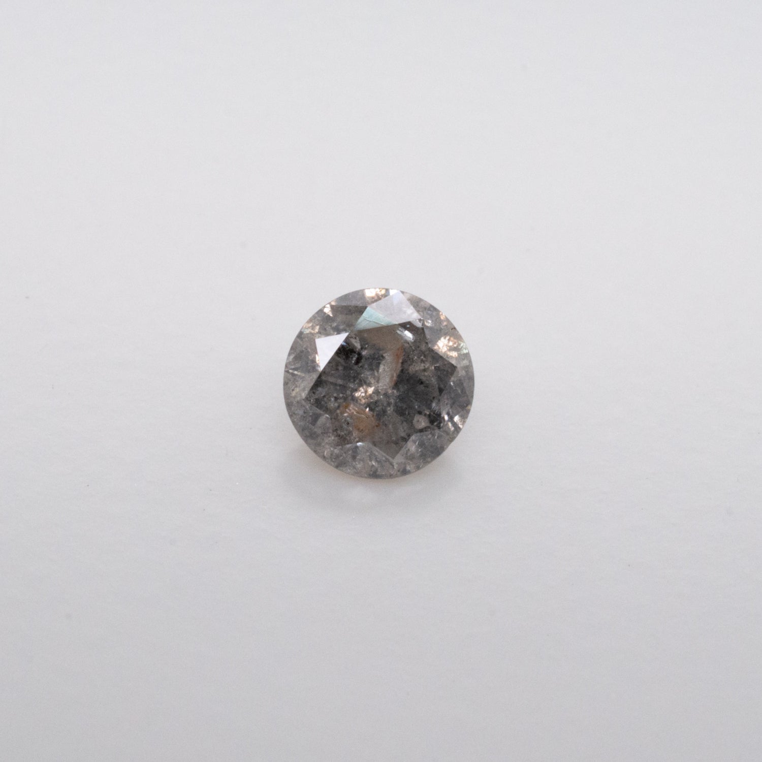 0.66ct Round Brilliant Cut Loose Salt & Pepper Diamond - Malleable Jewellers