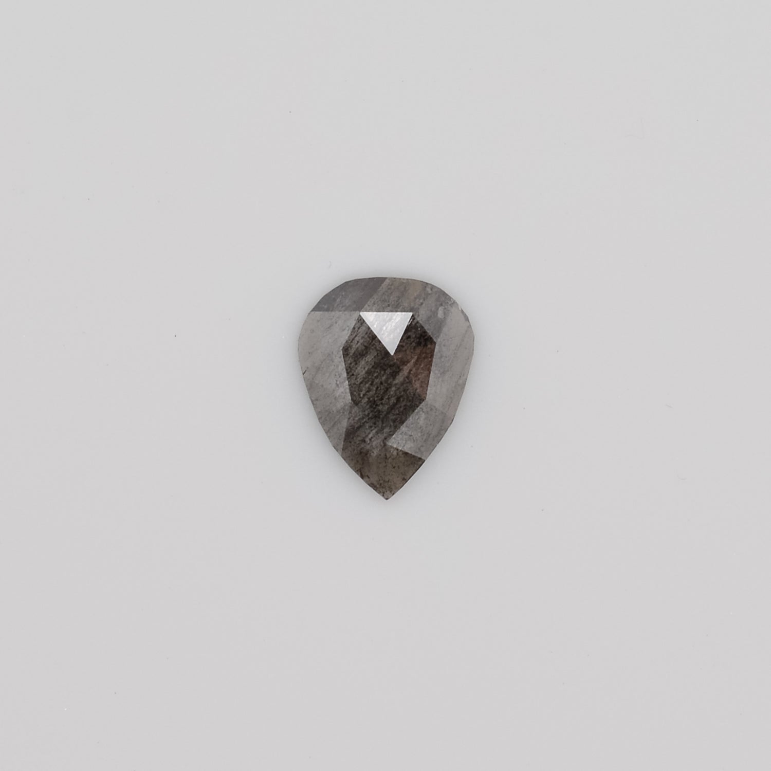 0.69ct Pear Shaped Loose Salt & Pepper Diamond - Malleable Jewellers