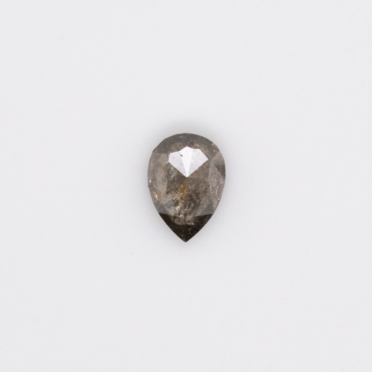 0.69ct Pear Shaped Loose Salt & Pepper Diamond - Malleable Jewellers