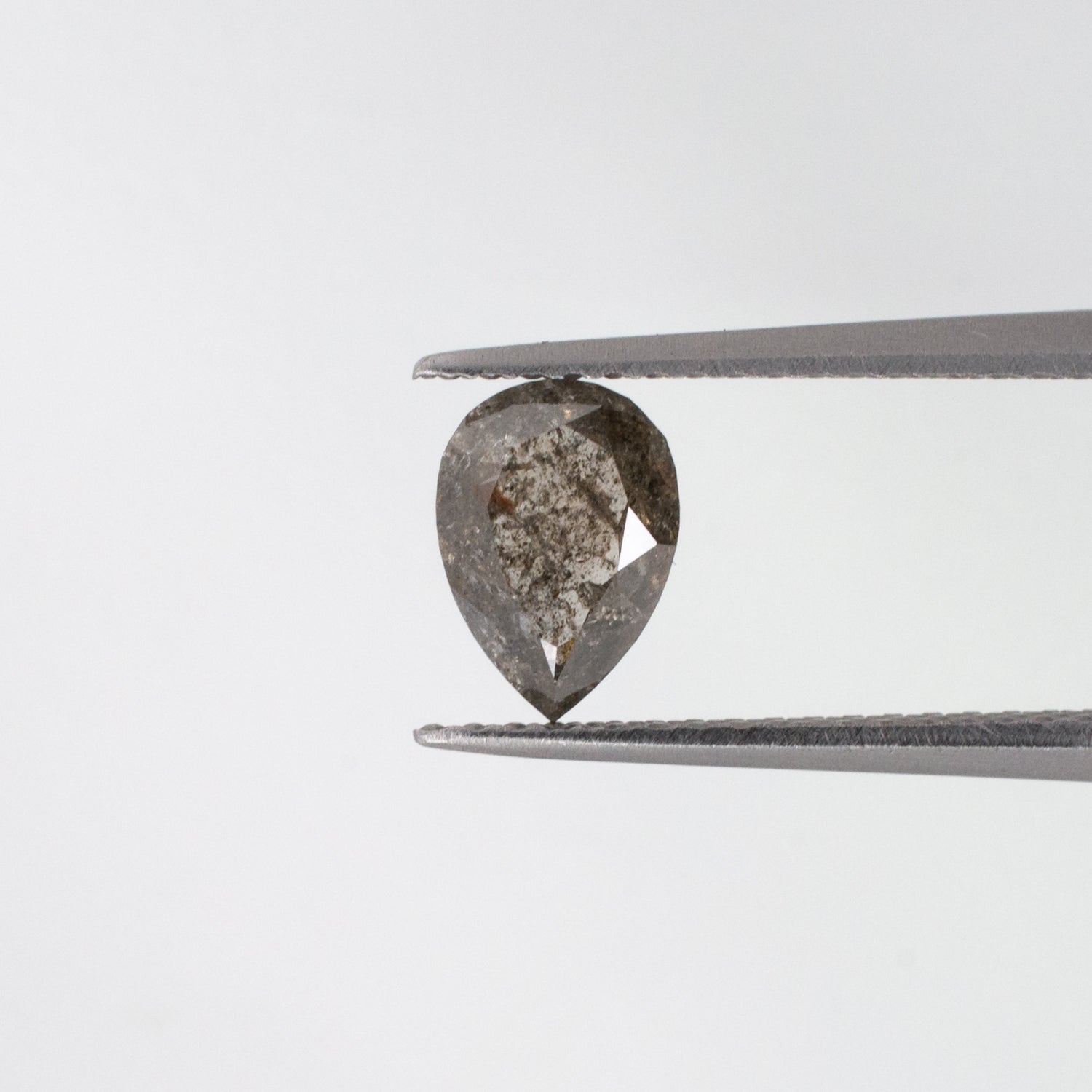 0.69ct Pear Shaped Loose Salt & Pepper Diamond - Malleable Jewellers
