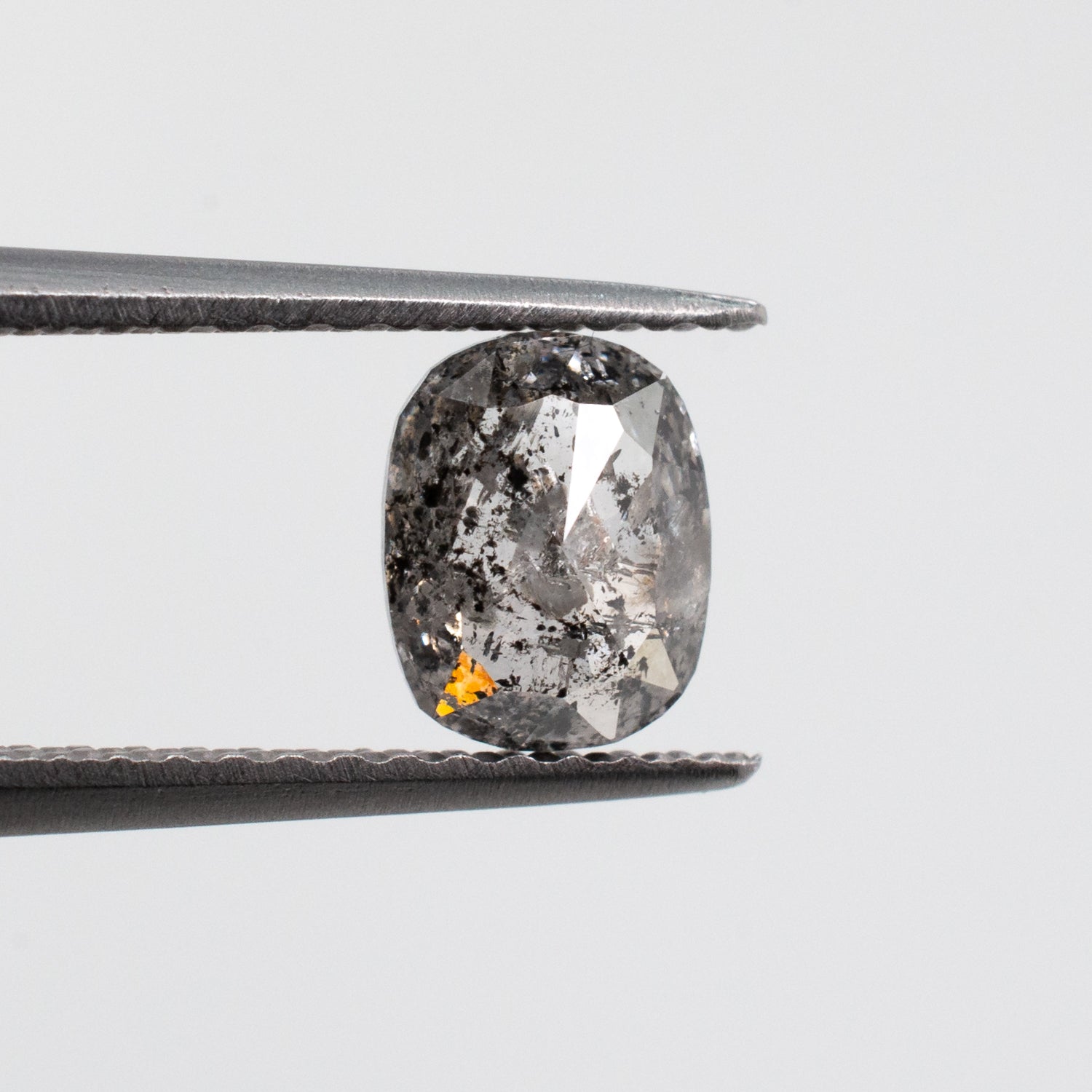0.71ct Cushion Shaped Loose Salt & Pepper Diamond - Malleable Jewellers