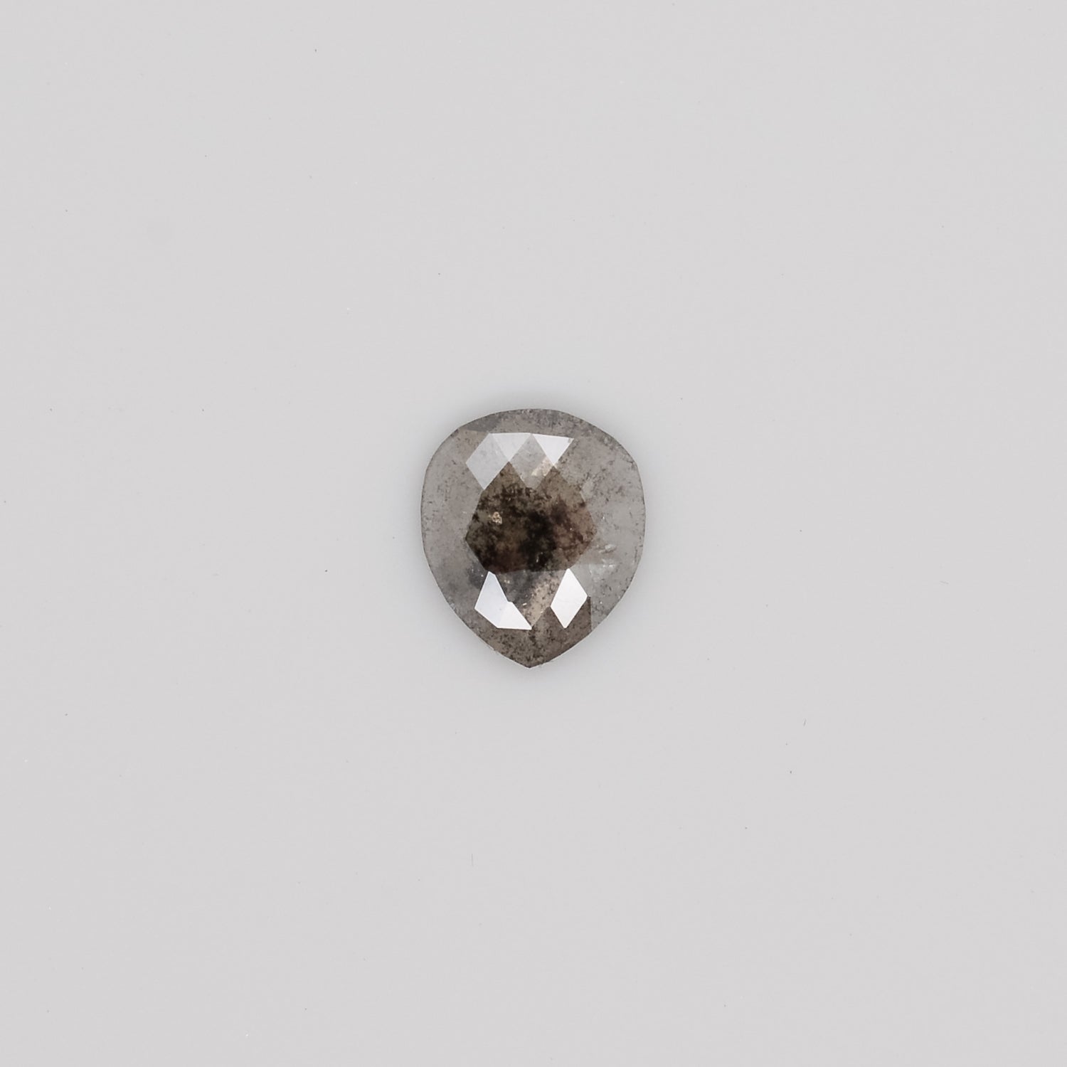 0.72ct Pear Shaped Loose Salt & Pepper Diamond - Malleable Jewellers