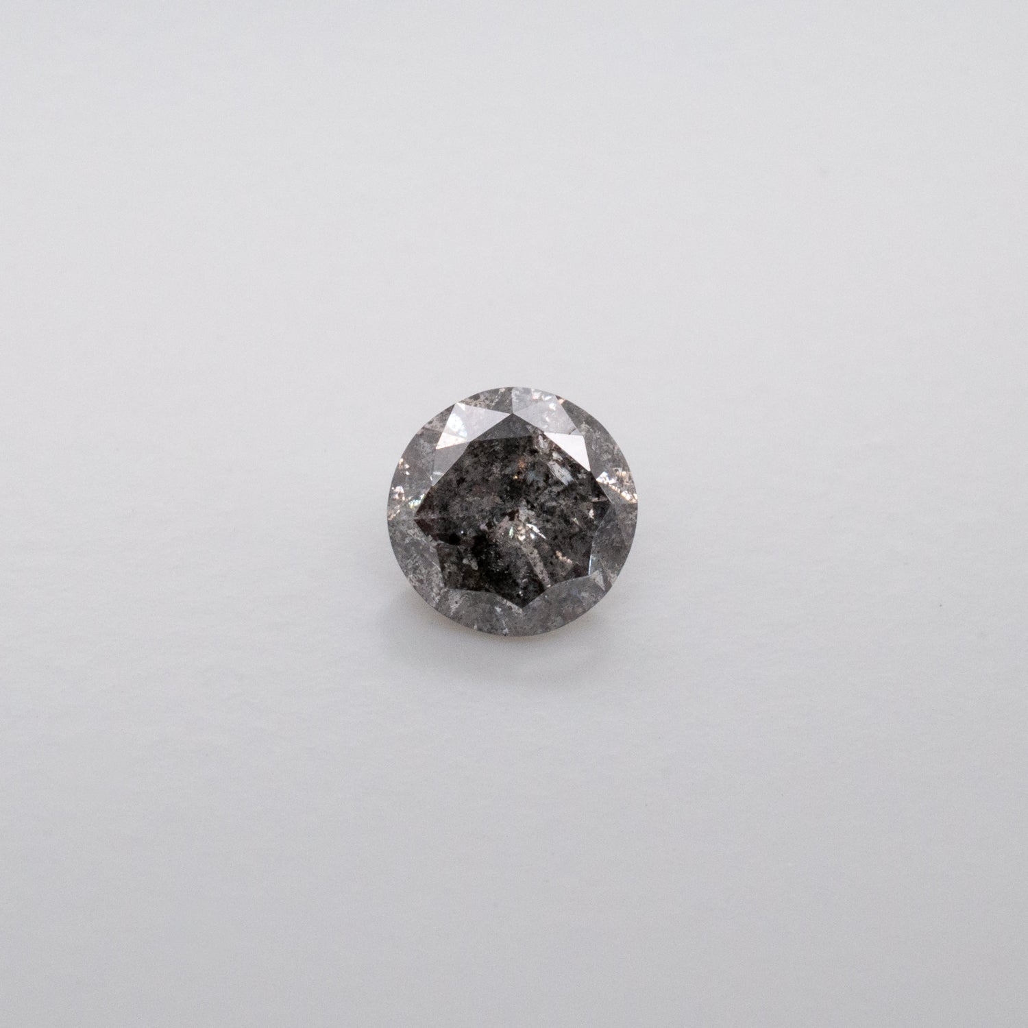 0.72ct Round Brilliant Cut Loose Salt & Pepper Diamond - Malleable Jewellers