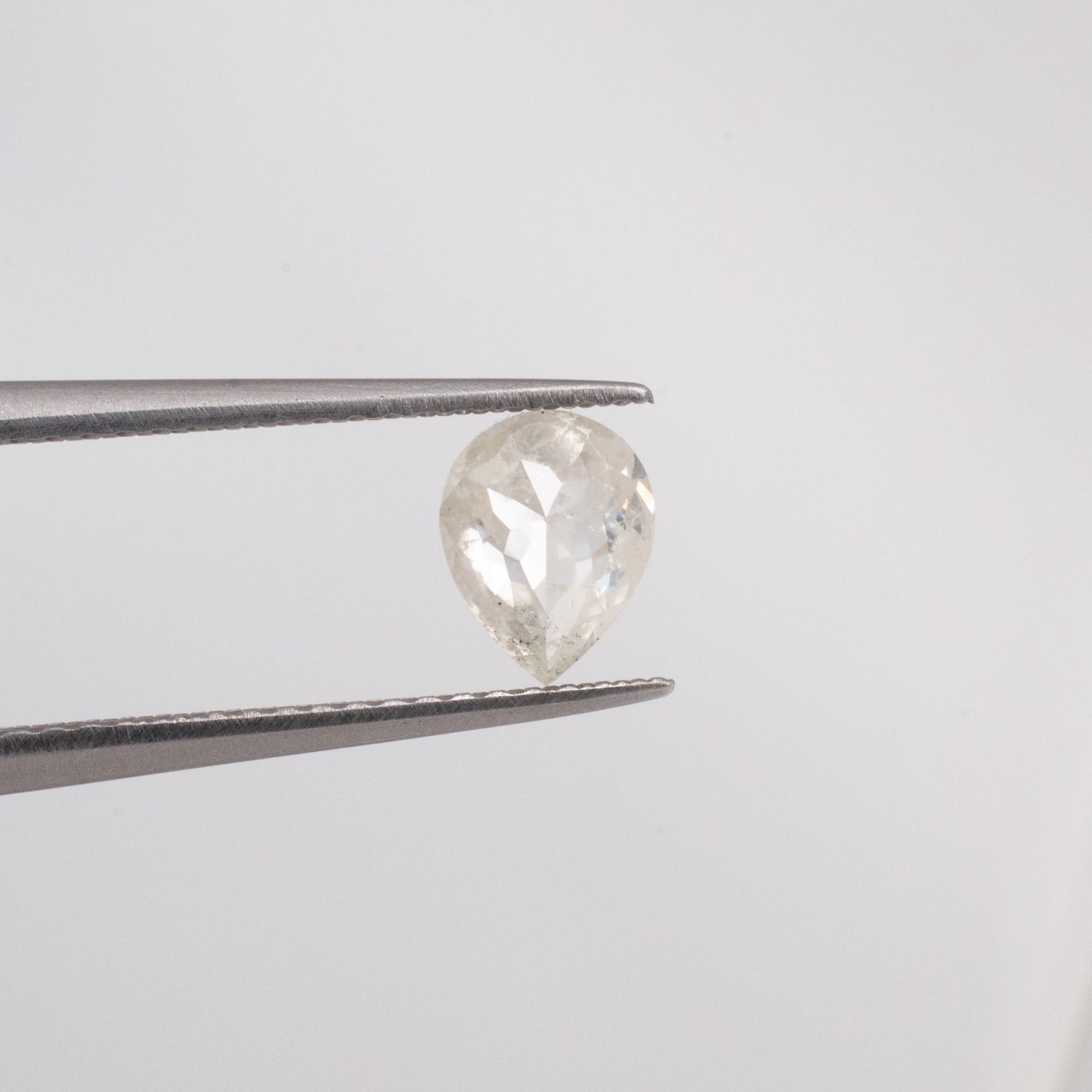 0.74ct Pear Shaped Loose Salt & Pepper Diamond - Malleable Jewellers