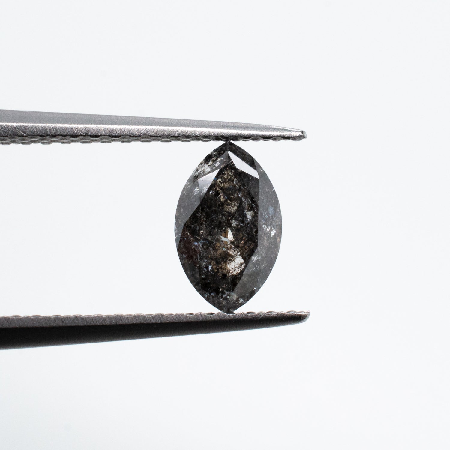 0.80ct Marquise Shaped Loose Salt & Pepper Diamond - Malleable Jewellers