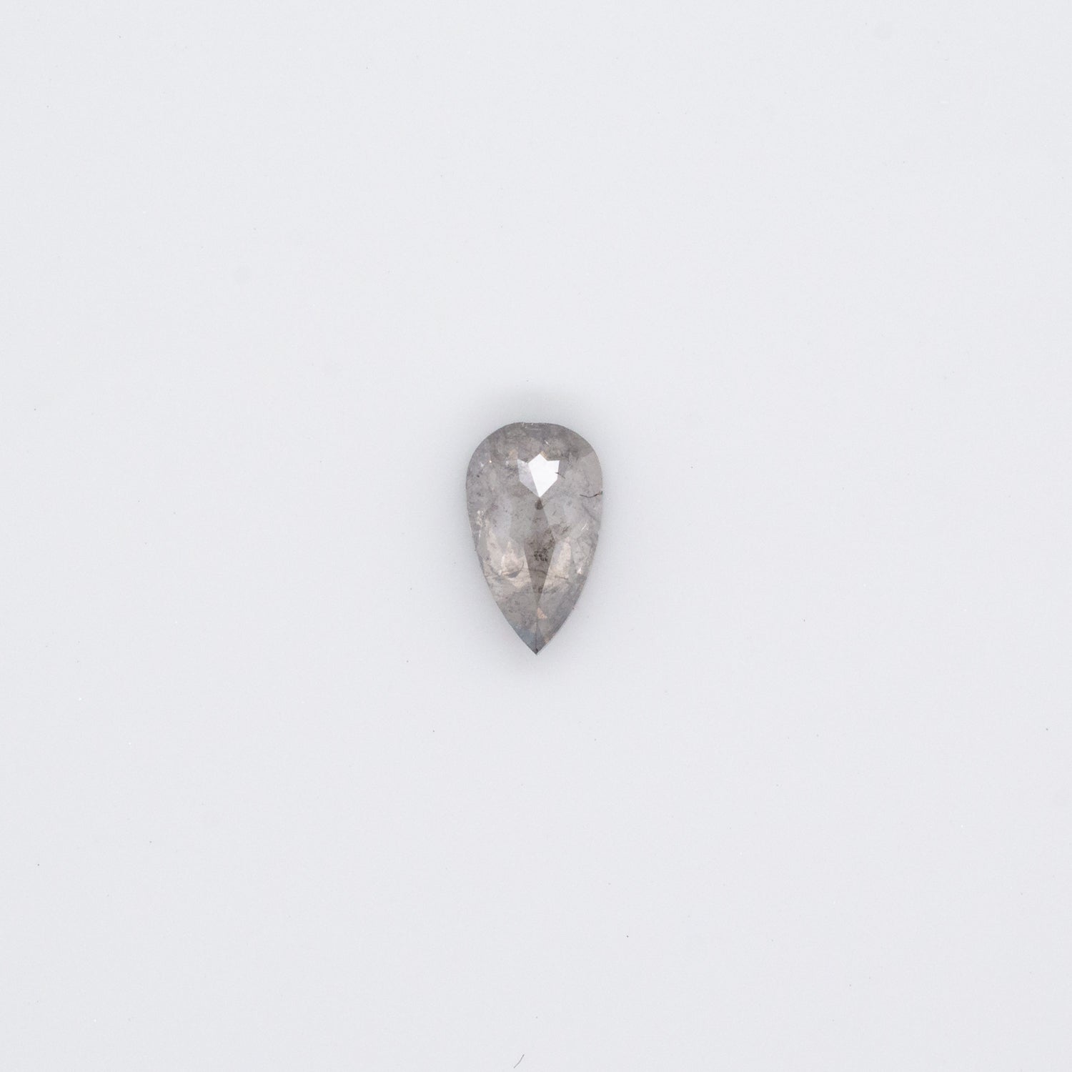 0.82ct Pear Shaped Loose Salt & Pepper Diamond - Malleable Jewellers