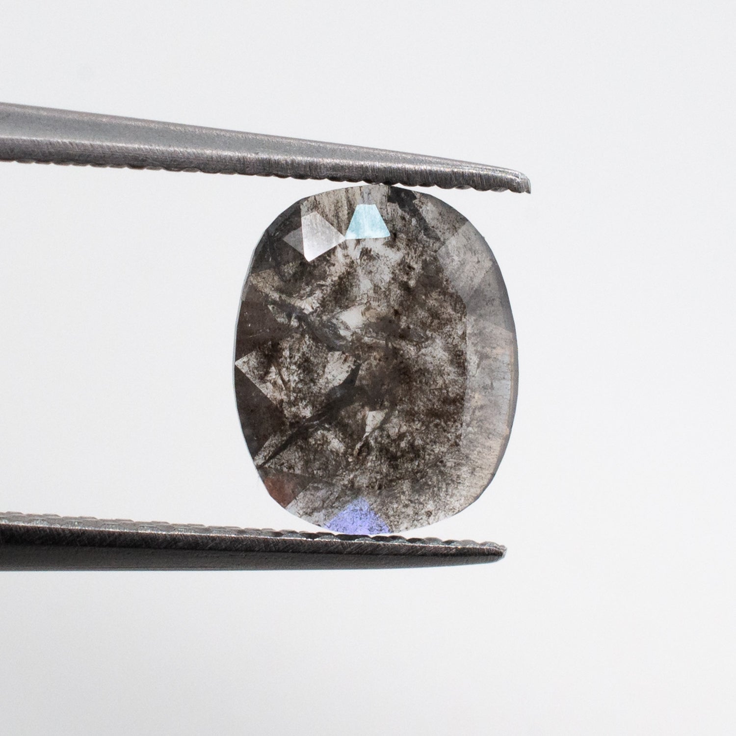 0.83ct Cushion Shaped Loose Salt & Pepper Diamond - Malleable Jewellers