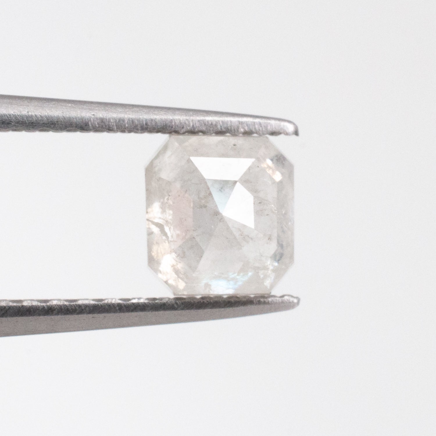 0.84ct Emerald Shaped Loose Salt & Pepper Diamond - Malleable Jewellers