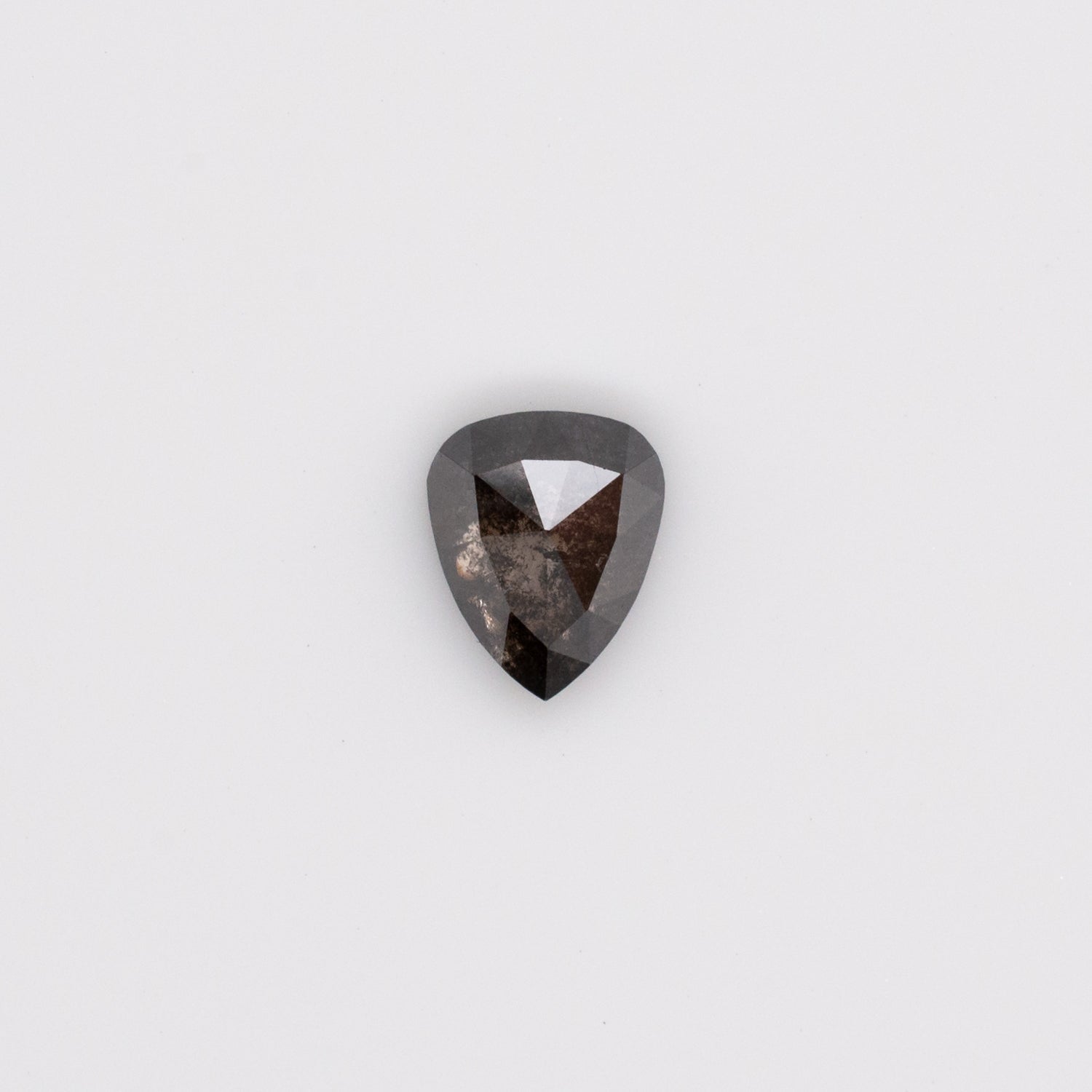 0.92ct Pear Shaped Loose Salt & Pepper Diamond - Malleable Jewellers