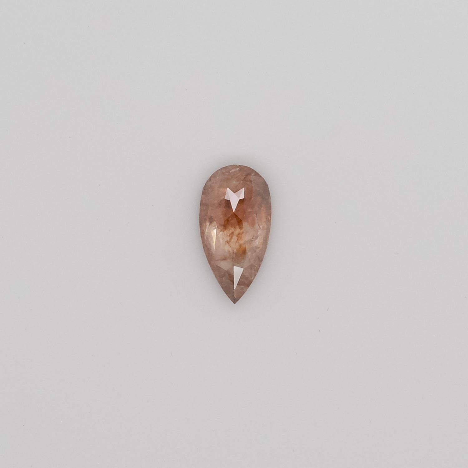 0.93ct Pear Shaped Loose Salt & Pepper Diamond - Malleable Jewellers