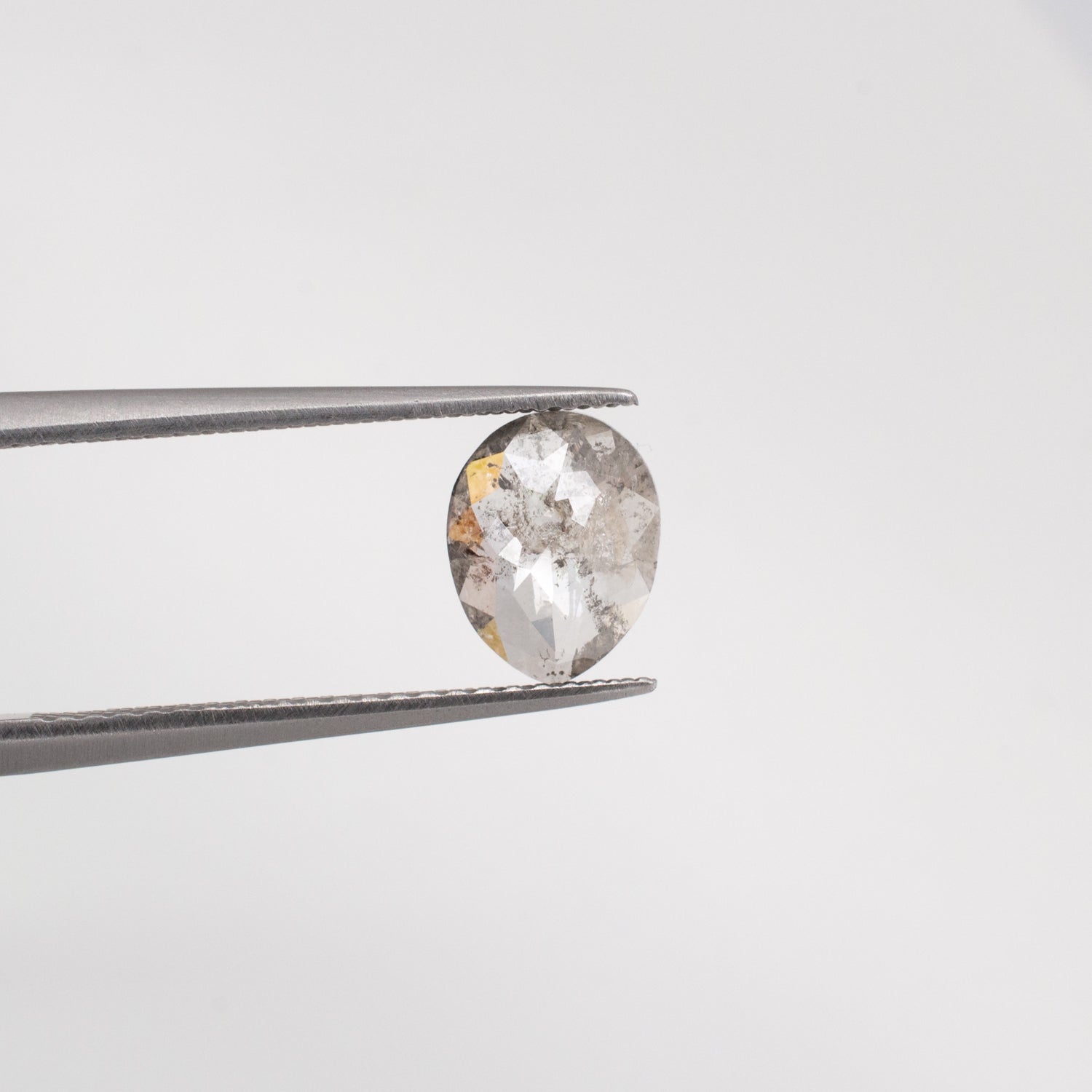 0.93ct Pear Shaped Loose Salt & Pepper Diamond - Malleable Jewellers