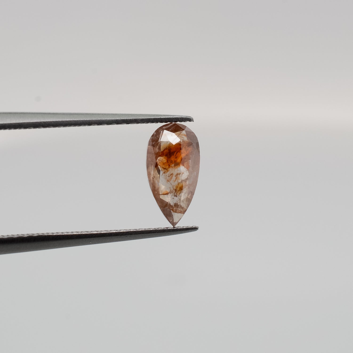 0.93ct Pear Shaped Loose Salt & Pepper Diamond - Malleable Jewellers