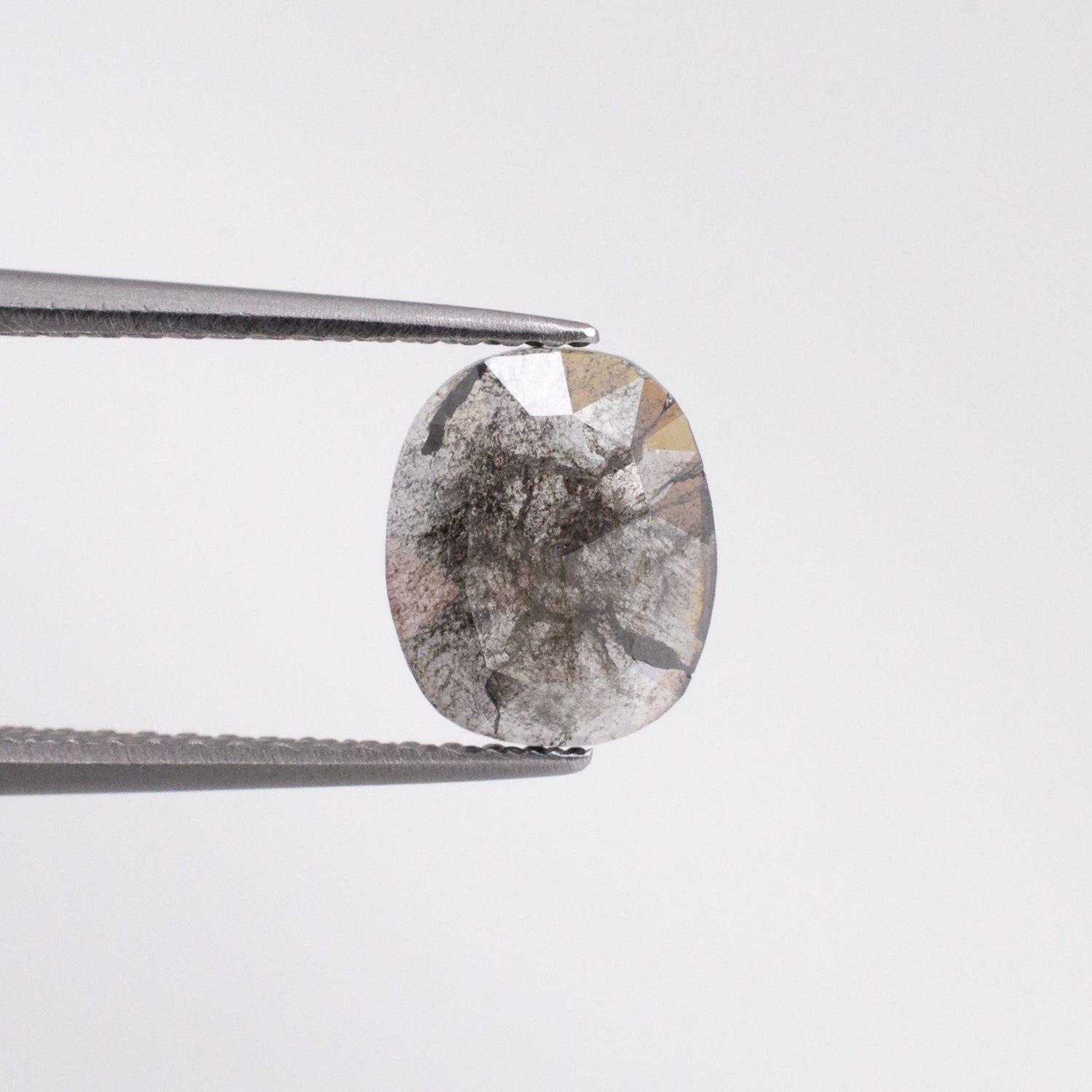 0.96ct Cushion Shaped Loose Salt & Pepper Diamond - Malleable Jewellers