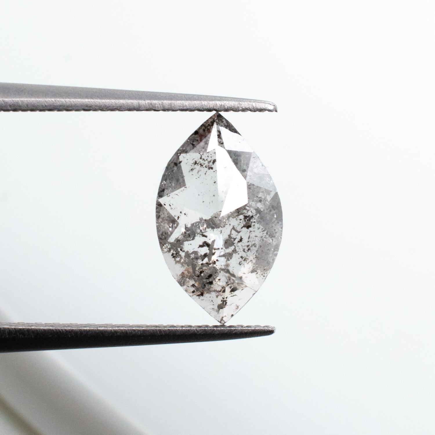 0.96ct Marquise Shaped Loose Salt & Pepper Diamond - Malleable Jewellers