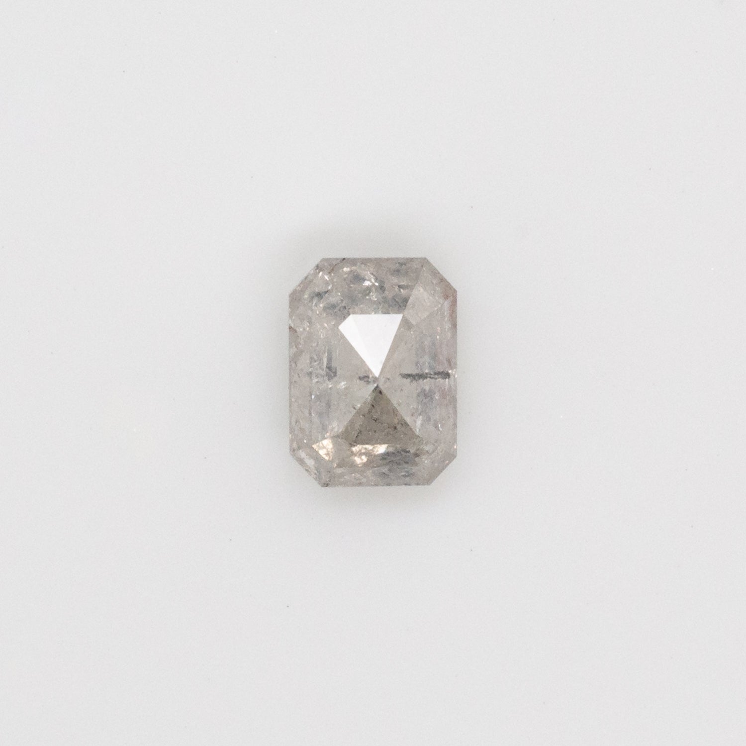 0.99ct Emerald Shaped Loose Salt & Pepper Diamond - Malleable Jewellers